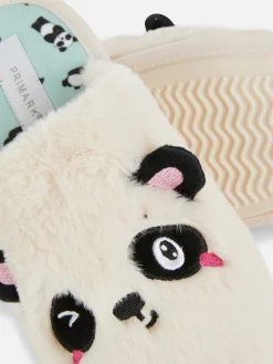 Pantuflas Con Diseño De Panda En 3D