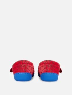 Pantuflas Con Suela Rígida De Spiderman De Marvel