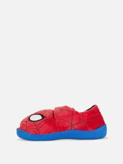 Pantuflas Con Suela Rígida De Spiderman De Marvel
