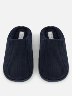 Pantuflas De Pana Destalonadas