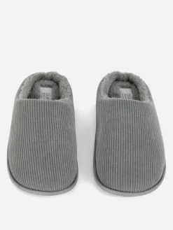 Pantuflas De Pana Destalonadas