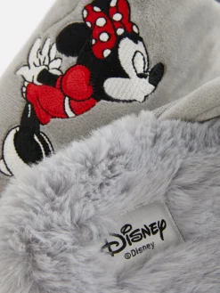 Pantuflas De Pelo De Minnie Y Mickey Mouse De Disney