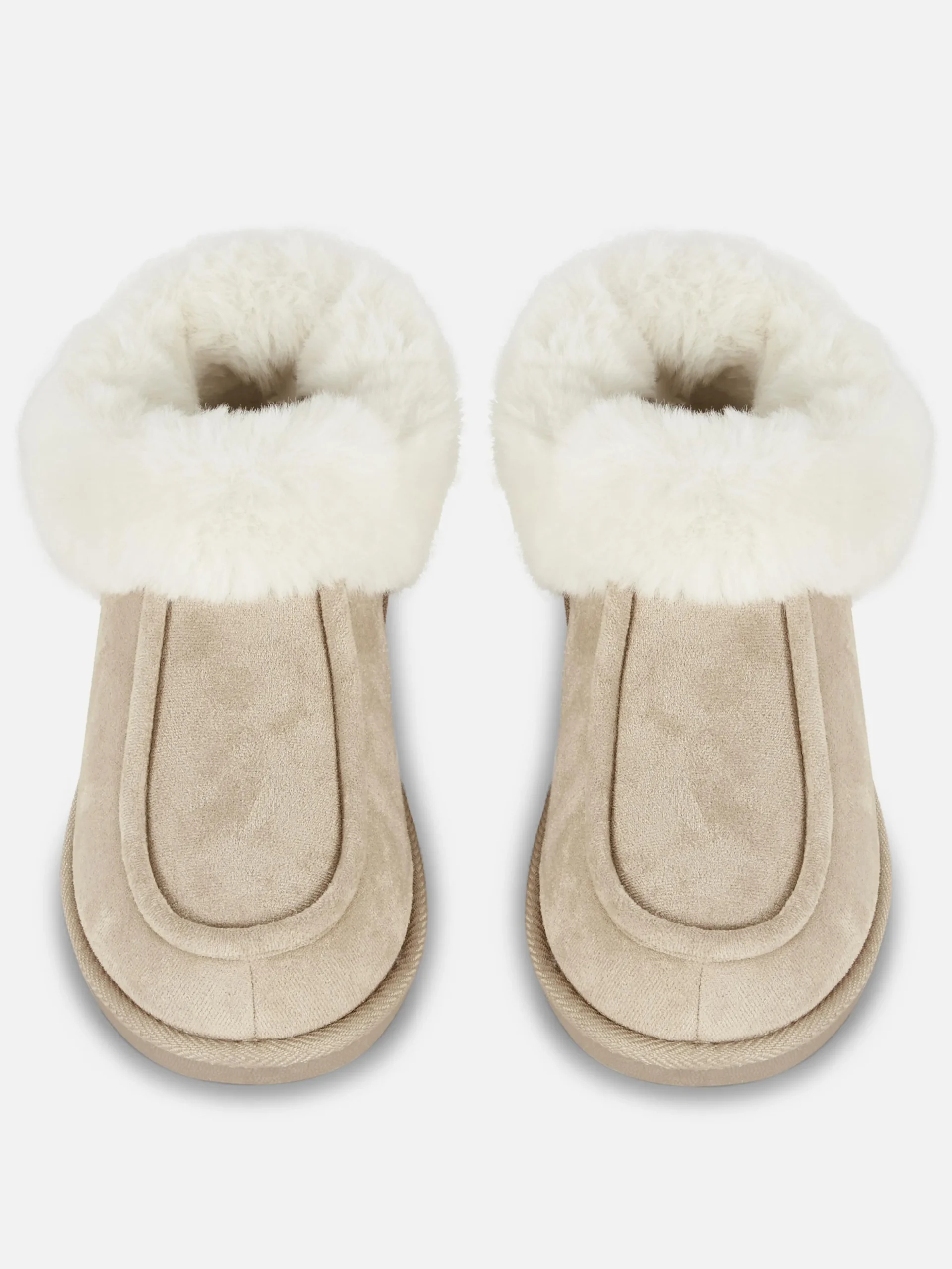 Pantuflas Estilo Mocasín Con Forro De Pelo Sintético