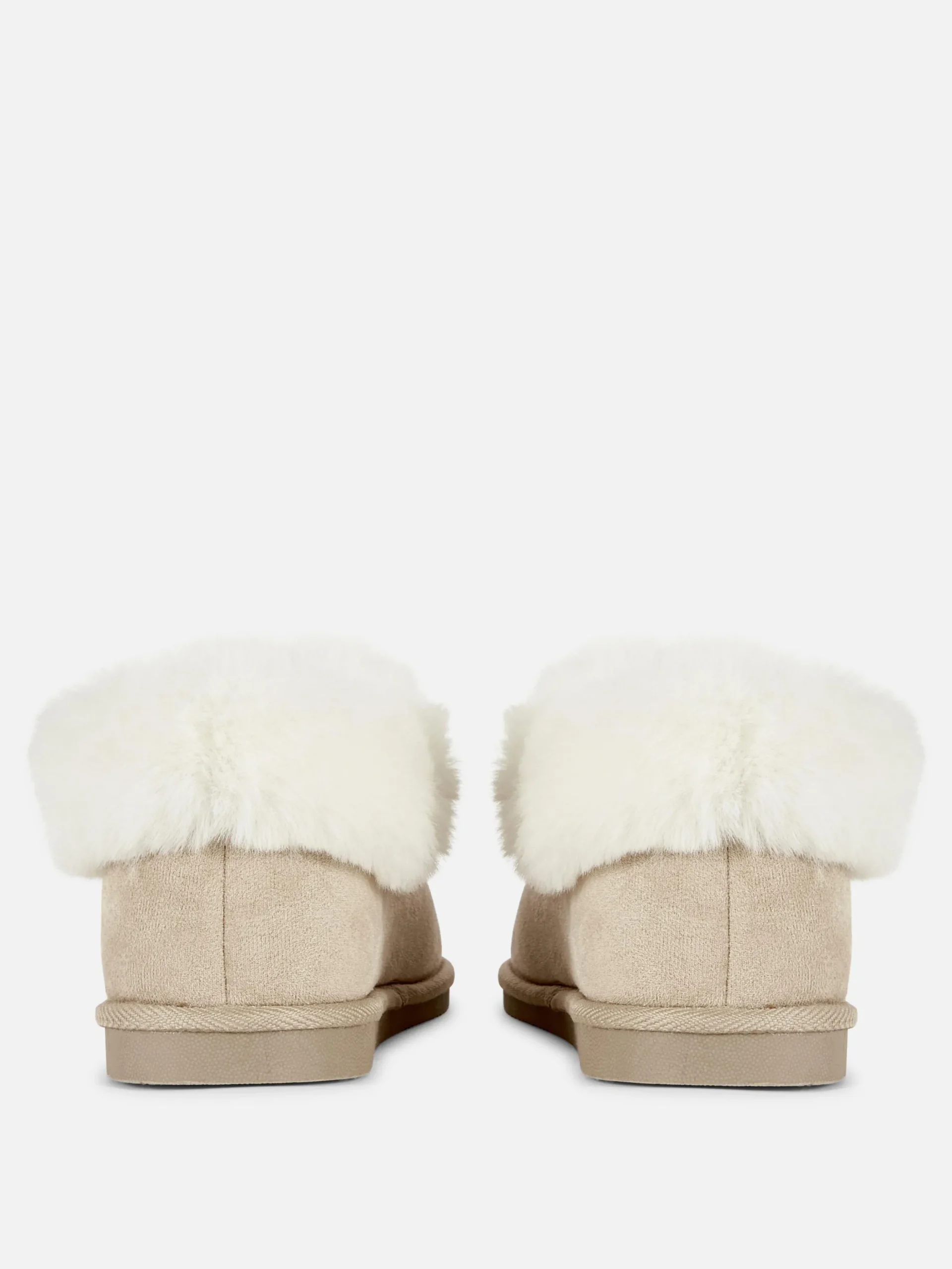 Pantuflas Estilo Mocasín Con Forro De Pelo Sintético