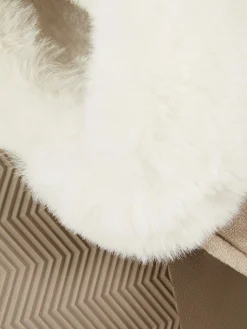 Pantuflas Estilo Mocasín Con Forro De Pelo Sintético