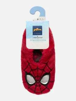 Pantuflas Suaves Al Tacto De Spiderman De Marvel