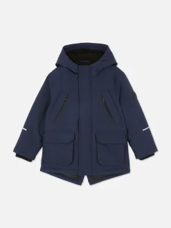Parka Con Capucha Y Cuatro Bolsillos