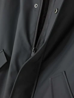 Parka Con Capucha Y Revestimiento De Goma