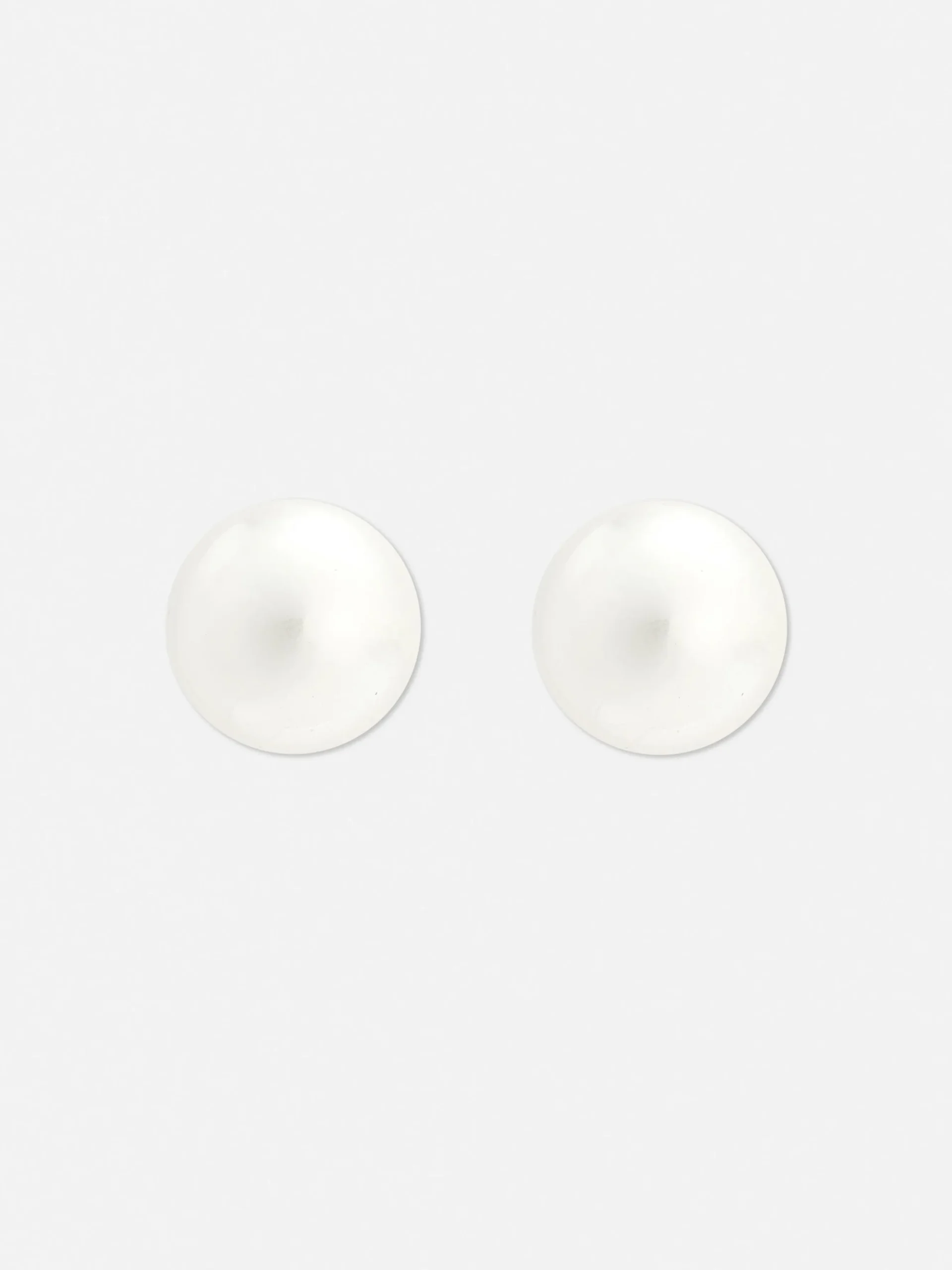 Pendientes De Botón Con Perlas Sintéticas