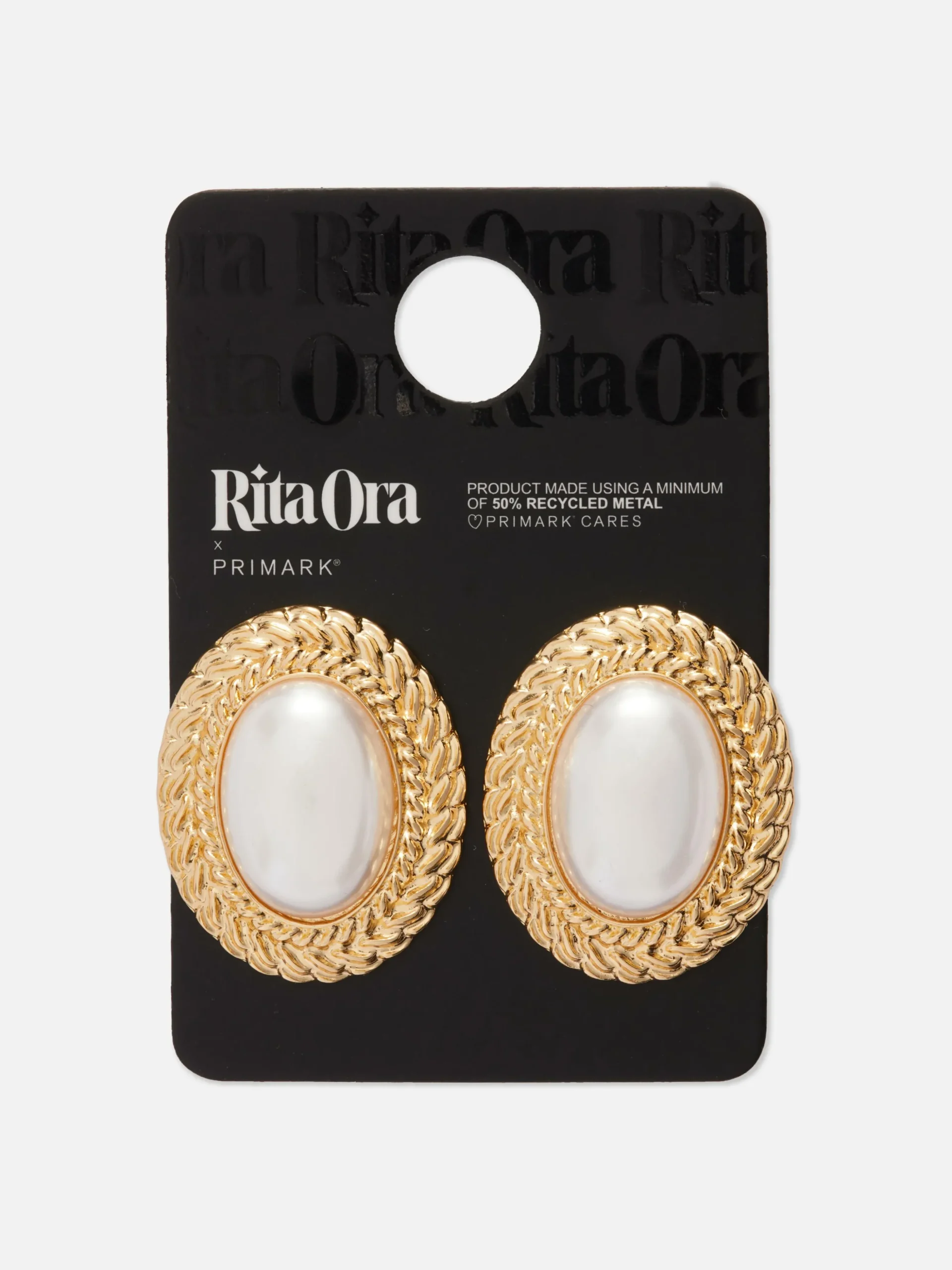 Pendientes De Perlas Artificiales XL De Rita Ora