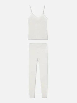 Pijama Con Camiseta De Tirantes Y Leggings