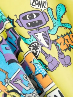 Pijama Con Estampado De Robots