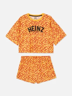 Pijama Corto Con Estampado Gráfico De Heinz