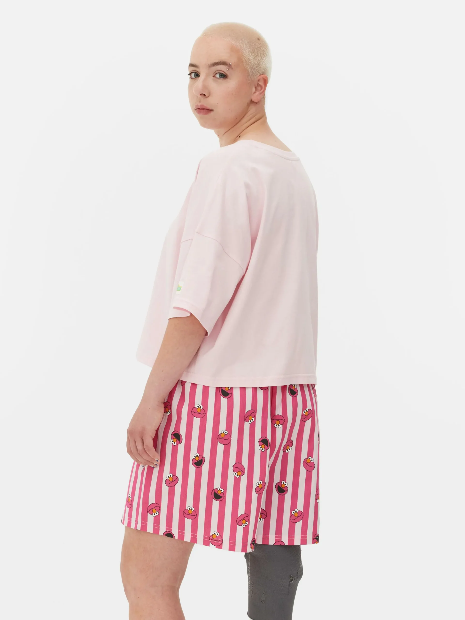 Pijama Corto De Barrio Sésamo