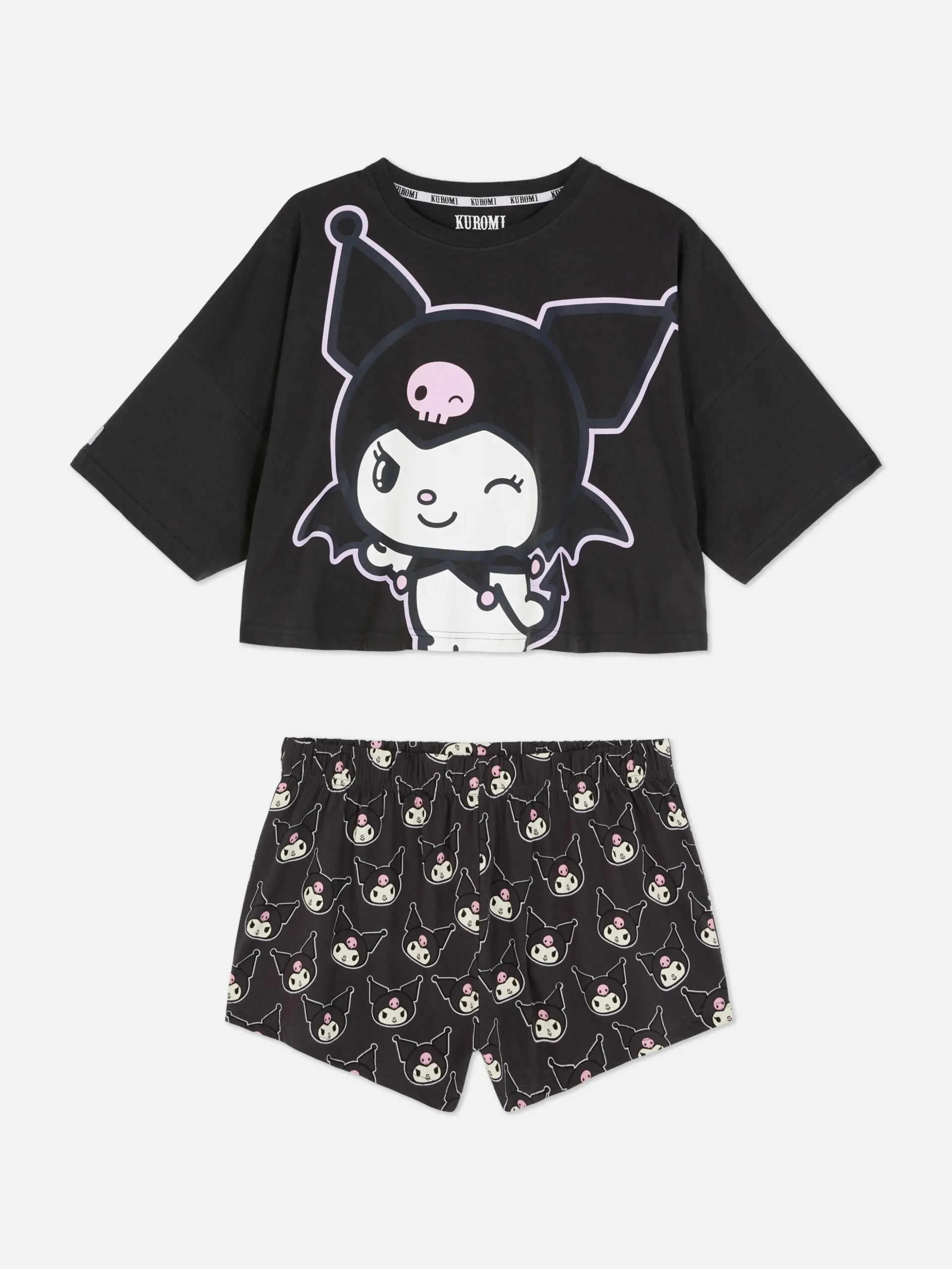 Pijama Corto De Kuromi De Hello Kitty