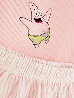 Pijama Corto Sin Mangas De Bob Esponja Para Mujer