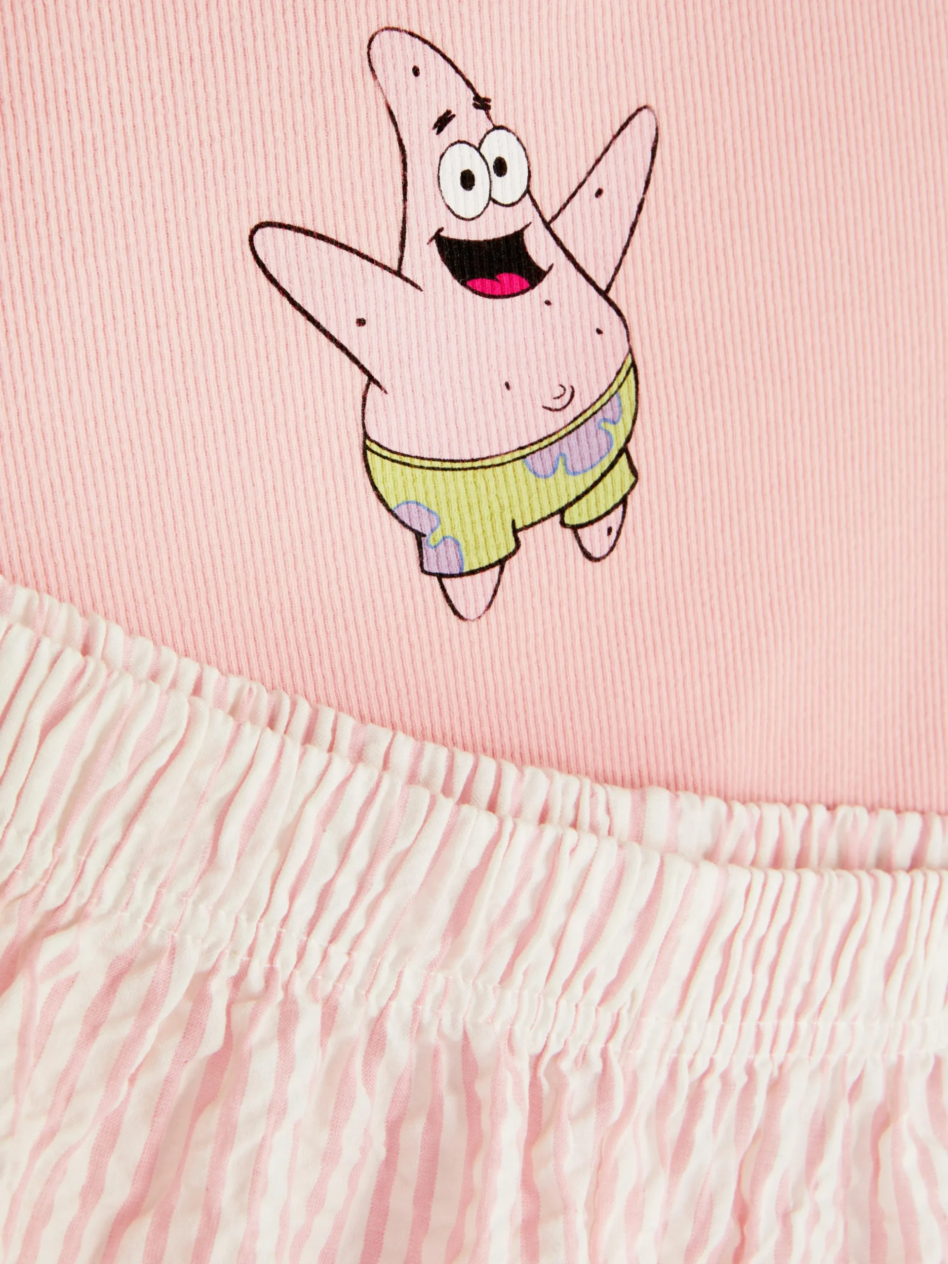 Pijama Corto Sin Mangas De Bob Esponja Para Mujer