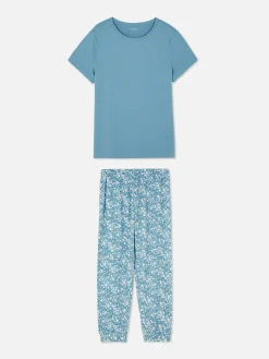 Pijama De Manga Corta Estampado