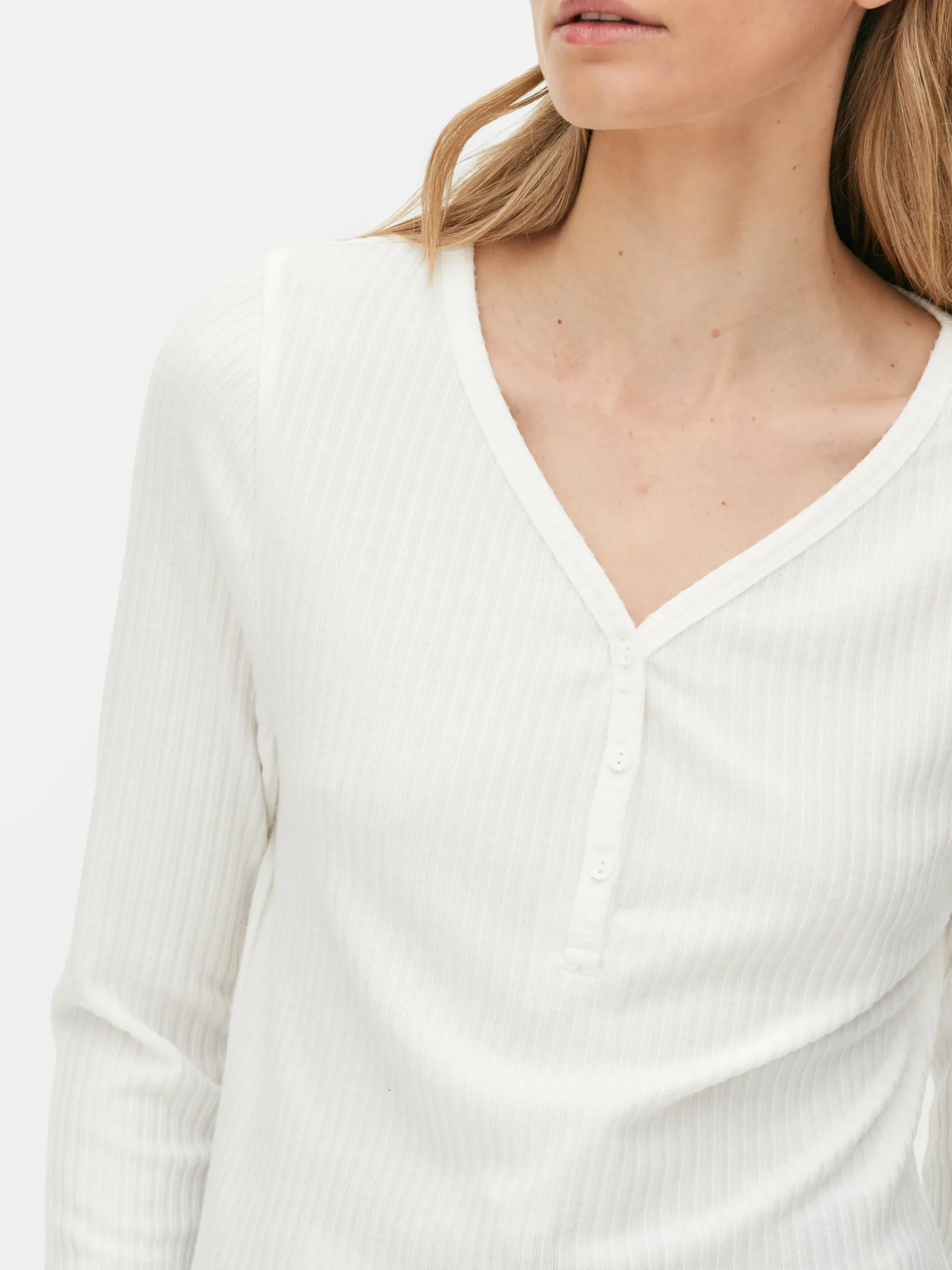 Pijama De Manga Larga Con Pantalones A Cuadros