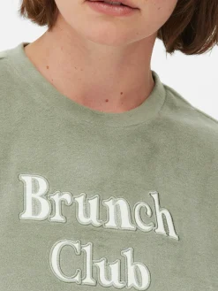 Pijama De Manga Larga Con Mensaje