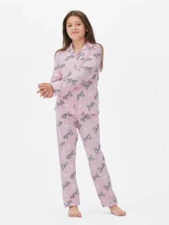 Pijama De Manga Larga De Barbie