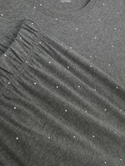 Pijama De Punto De Manga Corta Estampado