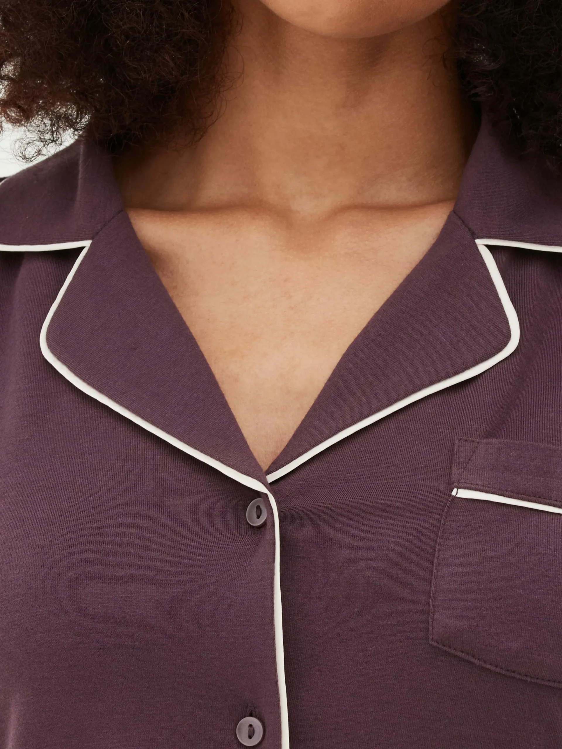 Pijama De Punto Y Manga Larga De Corte Masculino