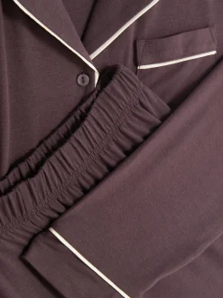 Pijama De Punto Y Manga Larga De Corte Masculino