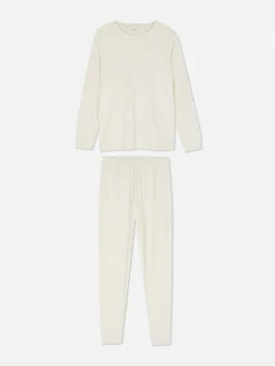 Pijama De Tela Coralina