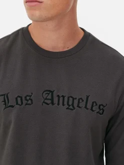 Pijama Largo Con Estampado «Los Angeles»