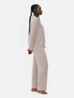 Pijama Largo De Corte Boyfriend