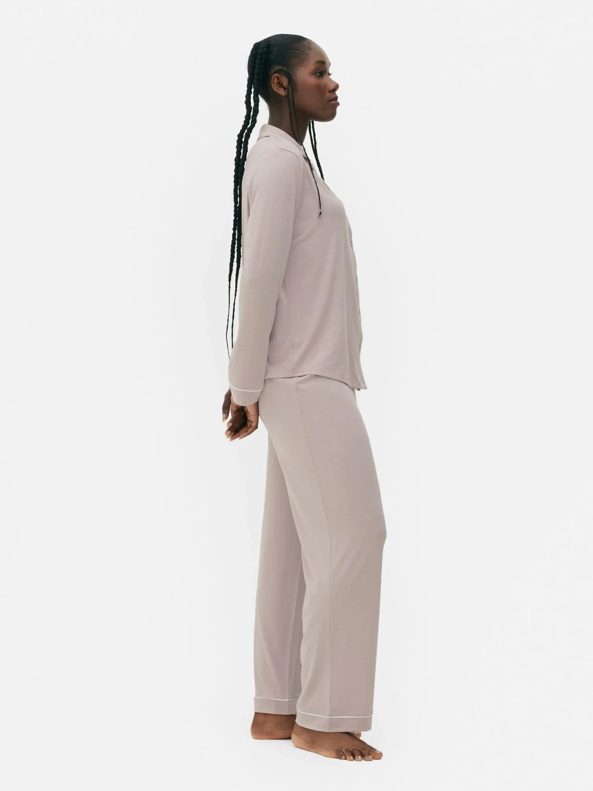 Pijama Largo De Corte Boyfriend