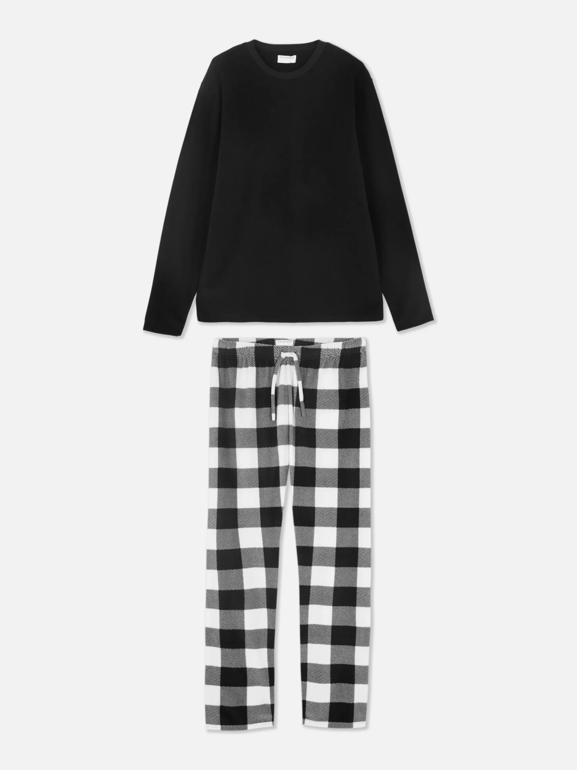 Pijama Polar A Cuadros