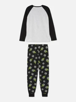 Pijama Polar Con Motivos De Fútbol