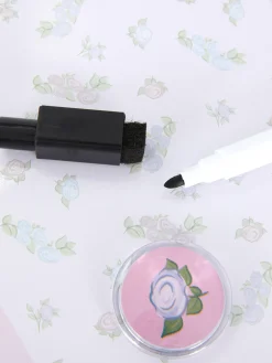 Pizarra Con Diseño Floral