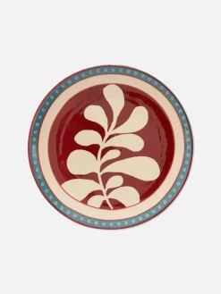 Plato Auxiliar Con Diseño Floral