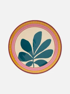 Plato Auxiliar Con Diseño Floral