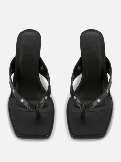 Sandalias De Piel Sintética Con Tachuelas Rita Ora