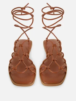 Sandalias Tipo Gladiador Con Tiras