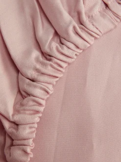 Sábana Bajera Ajustable De Algodón Para Cama Individual