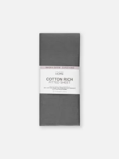 Sábana Bajera De Algodón Para Cama Super King