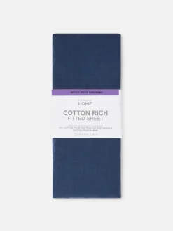 Sábana Bajera De Algodón Para Cama Super King