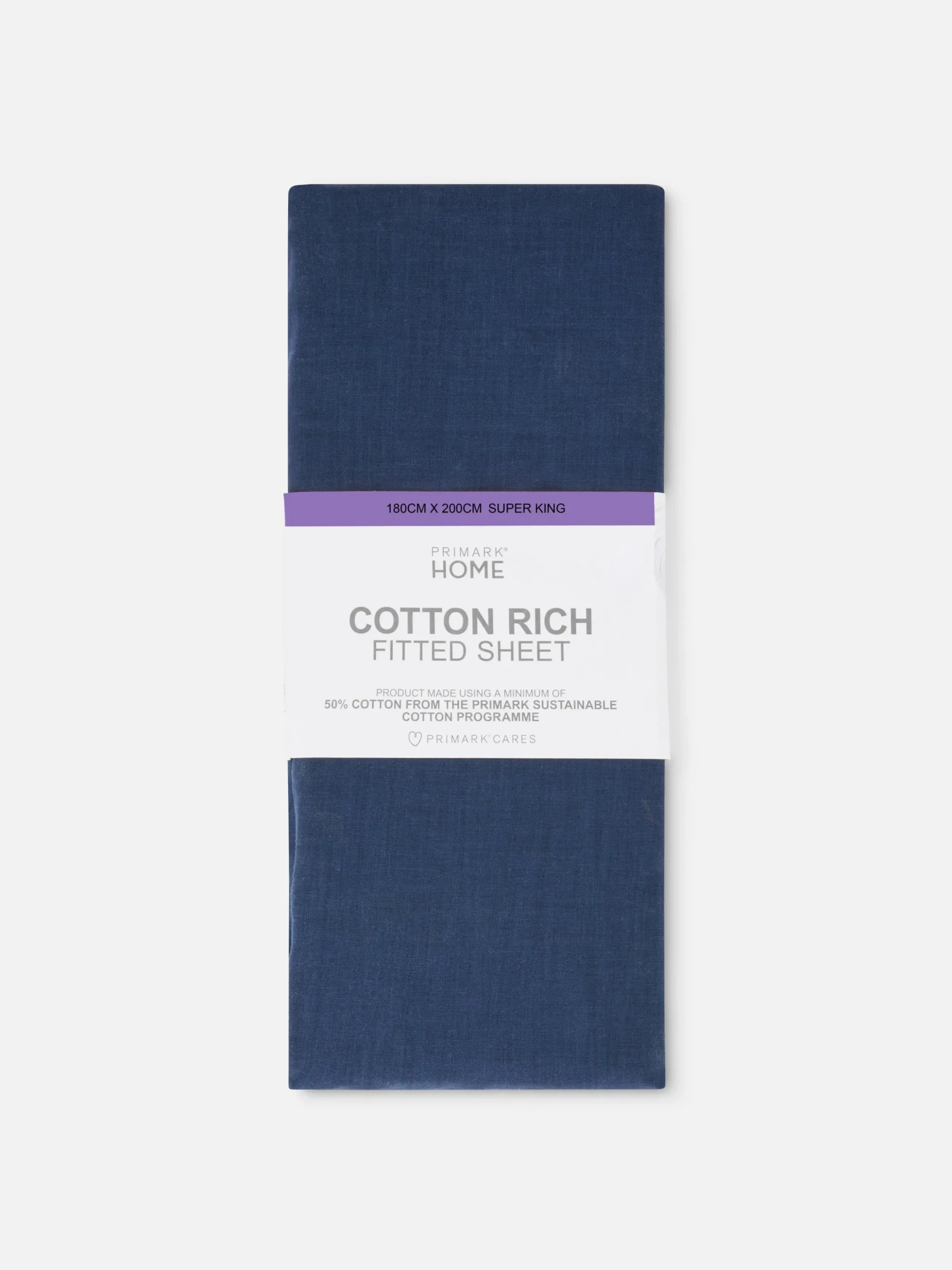 Sábana Bajera De Algodón Para Cama Super King