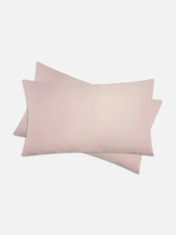 Set De 2 Fundas De Almohada De Algodón