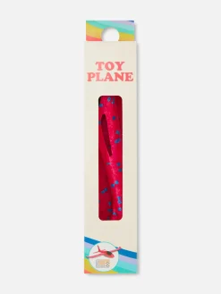 Set De Avión De Juguete Y Pegatinas