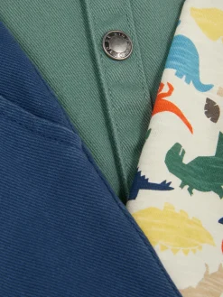 Set De Camisa-chaqueta, Chinos Y Camiseta De Dinos