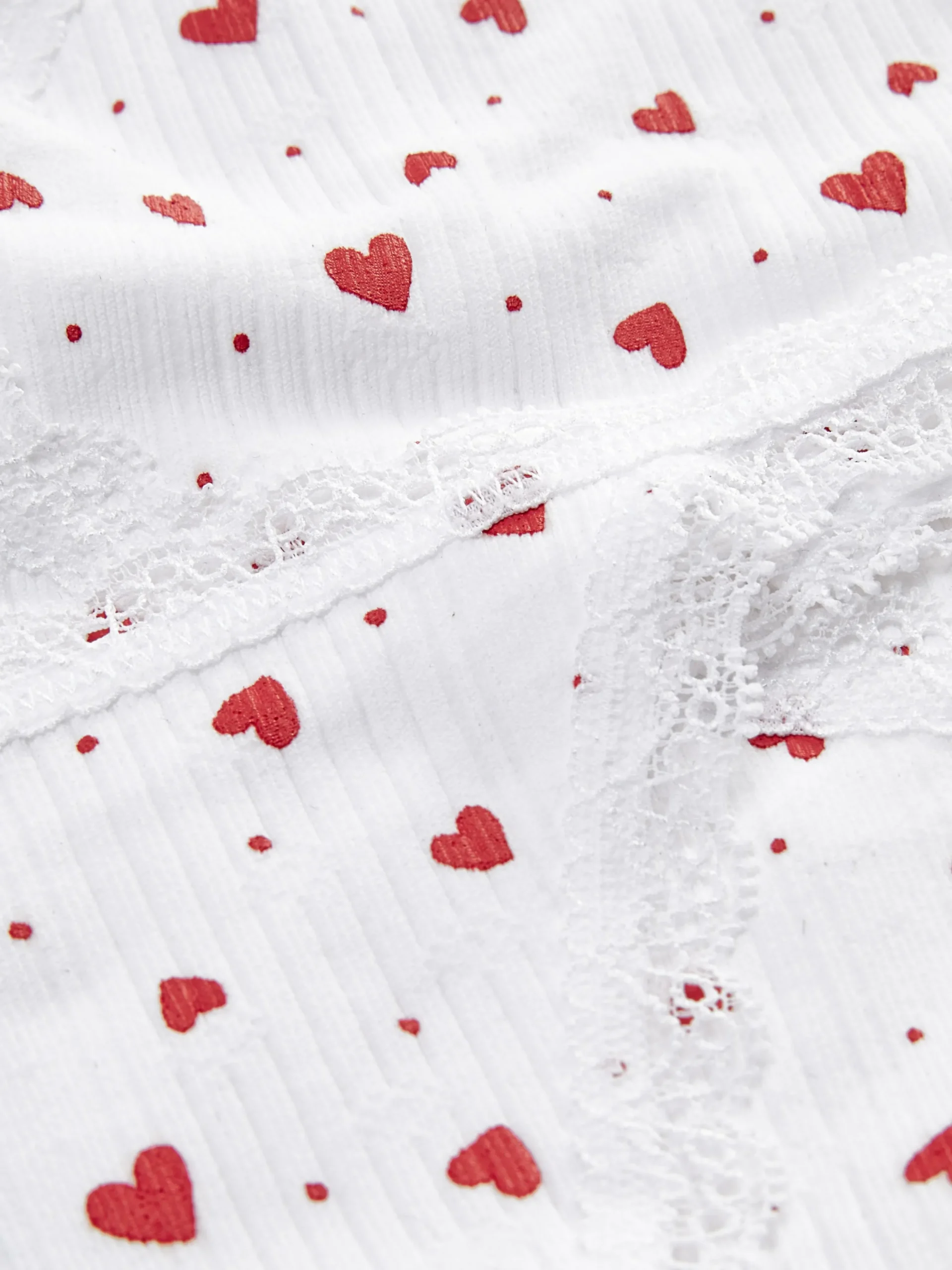 Set De Camiseta De Tirantes Y Tanga De Pointelle