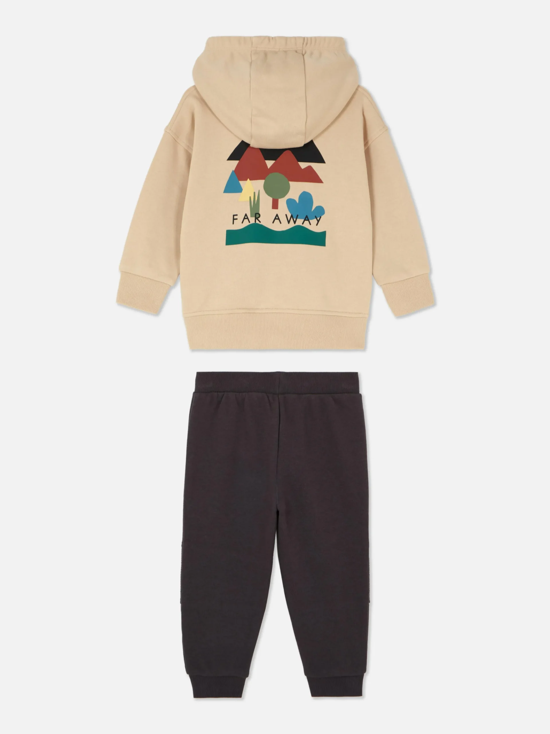 Set De Joggers Y Sudadera Con Capucha Sin Cierre