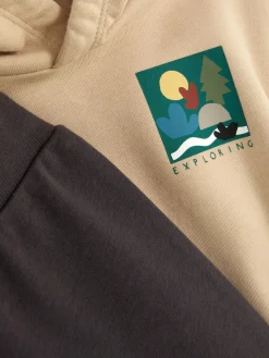 Set De Joggers Y Sudadera Con Capucha Sin Cierre