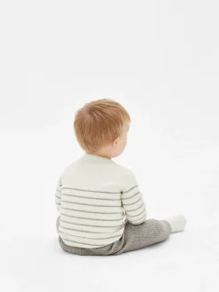 Set De Leggings Y Jersey De Punto A Rayas